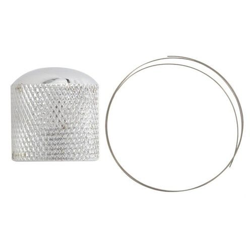 4 Pièces Guitare E Boutons De Commande Argent & 1 Pièces 8 Pieds Cupronickel Frette Fil Touche Frettes 2.9mm Largeur Pour Basse