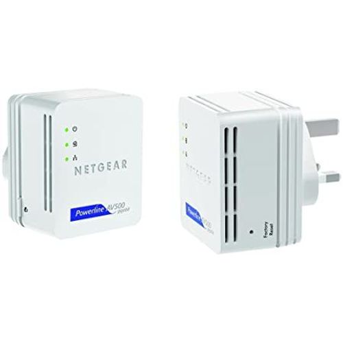 NETGEAR Powerline XAVB5101 - Kit d'adaptation pour courant porteur - GigE, HomePlug AV (HPAV) - Branchement mural (pack de 2)