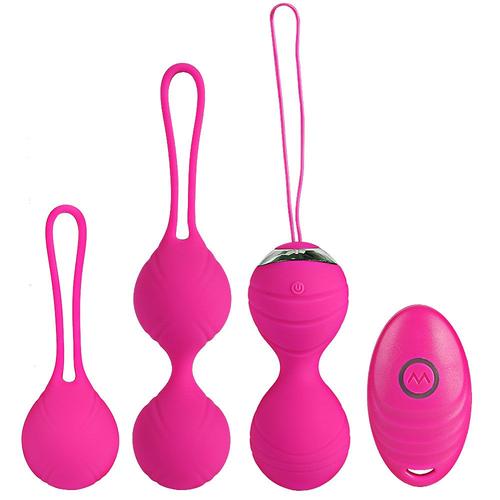 Boules De Silicone 5 Pièces Kegel Exercises Pour Serrer Le Vagin Pour Femme, Vibrations En 10 Vitesses, ?Ufs, Jouet Sexuel Érotique, Boule Ben Wa, Orgasm, Plaisir, Point G, Différentes Couleurs Et Ens