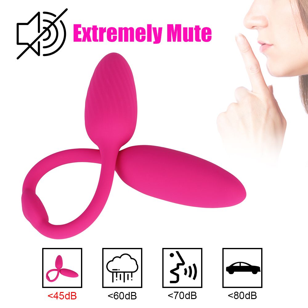 Oeuf Vibrant  Double Tte Pour Femme, Jouet rotique, 10 Mo... - 4