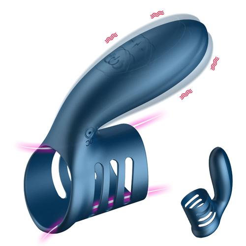 Anneau De Stimulation Du Clitoris, Vibrateur, Anneaux Sexuels Masculins, Produit Sexuel Pour Adulte, Cage De Coq, Anneau D'agrandissement