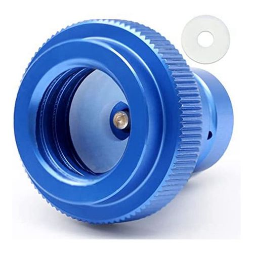 Adaptateur rapide de CO2 bleu mis à niveau pour machine à eau gazeuse, connecteur d'intervalles universels de CO2, compatible avec DUO Terra Art