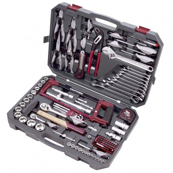 Coffret d'outils universel Basic-Line 1/2 1/4 KRAFWERK - 115 pièces - 204.105.600