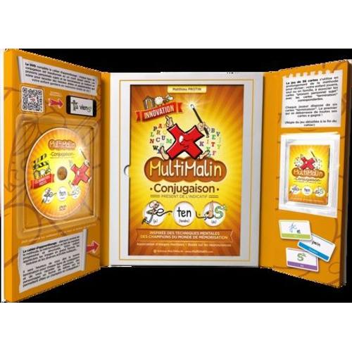 Conjugaison Du Présent De L'indicatif - Le Cahier D'apprentissage, Avec Le Jeu De 56 Cartes (1 Dvd)