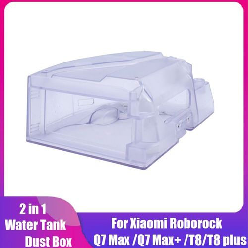 Réservoir d'eau 2 en 1 pour Xiaomi Roborock Q7 Max Q7 Max + T8/T8 Plus, boîte à poussière pour aspirateur