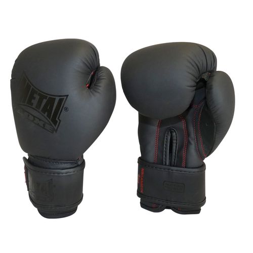 Gants De Boxe Métal Boxe Black Thaï10 Oz-10 Oz--10 Oz-Noire--------------Noire-