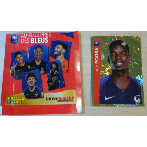 Vignette Or "Panini" Paul Pogba N°19