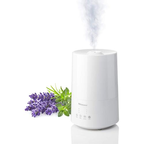 3,5 L Réservoir d'eau AH 661 Humidificateur à ultrasons, purificateur d'air pour chambres et salles de séjour, nébuliseur avec compartiment à arômes et fonction de chauffage contre l'air