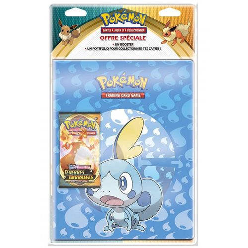 Pack Cahier Range-Cartes Et Booster Pokémon Épée Et Bouclier 3