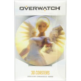 Coasters Overwatch Blizzard Dessous De Verre Lenticulaires Neuf X4