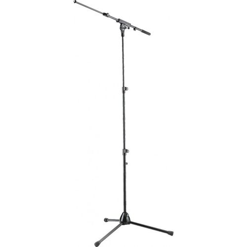 252BK Pied de micro 3 sections noir