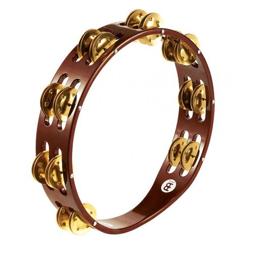 Meinl Ta2bab - Tambourin Bois 2 Rangées De Cymbalettes - African Brown