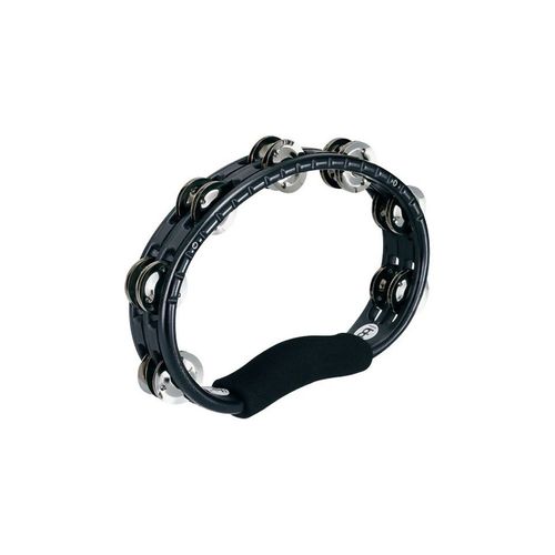 Meinl Tmt1bk - Tambourin Abs Demi-Lune 2 Rangées De Cymbalettes - Noir
