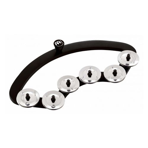 Meinl Bbta2bk - Tambourin Backbeat Pour Fûts De 13'' Et 14'' - Noir