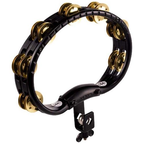Meinl Tmt2b-Bk - Tambourin Abs Demi-Lune 2 Rangées De Cymbalettes - Noir