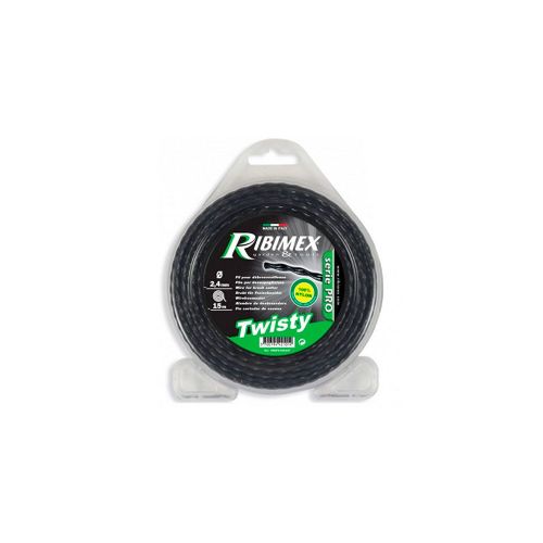 Fil torsadé nylon TWISTY L. 15 m D. 2,4 mm pour tête de debrousailleuse