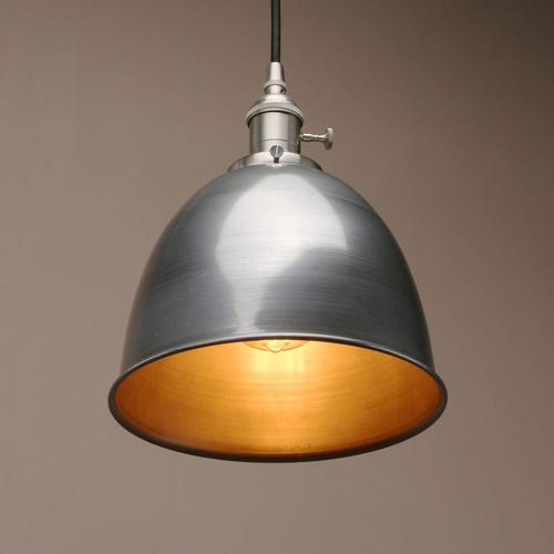 Vernis Suspension Luminaire Industrielle Interieur Métal Design Bol Éclairage Plafond E27, Pour Salon, Chambre, Cuisine, Restaurant, Bistrot, Bar, Café (Vernis)