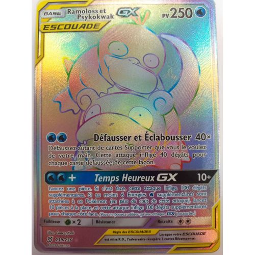 Ramoloss Et Psykokwak Gx Rainbow 239 236