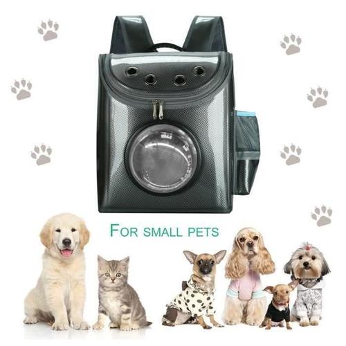 Pet Carrier Space Cabin Shaped Respirant Pet Carrier Sac À Dos D'extérieur Pour Chien De Chat Noir,Cadeau