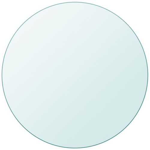 Vidaxl Dessus De Table Ronde En Verre Trempé 600 Mm