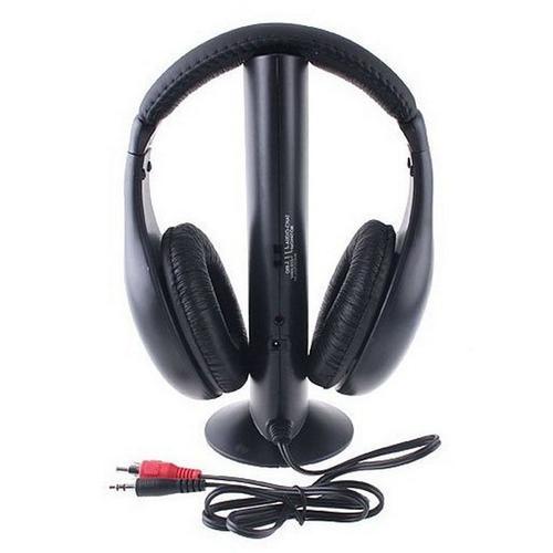 5 en 1 Salut-Fi casque ¿¿couteur sans fil casque pour PC portable TV Radio FM MP3