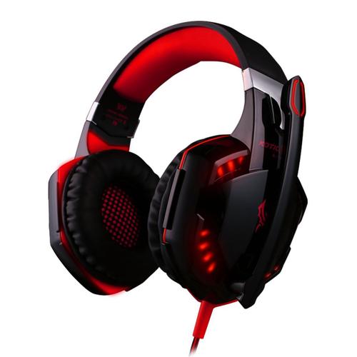 Casque gaming G2000 rouge