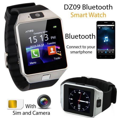 3 Couleurs Bluetooth 3.0 Montre Smart Watch Phone Mate Carte Sim Pour Android Dz09 Ios