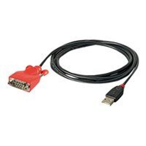 Lindy USB Serial RS232 Converter 9 pin - Adaptateur série - USB 2.0 - RS-232