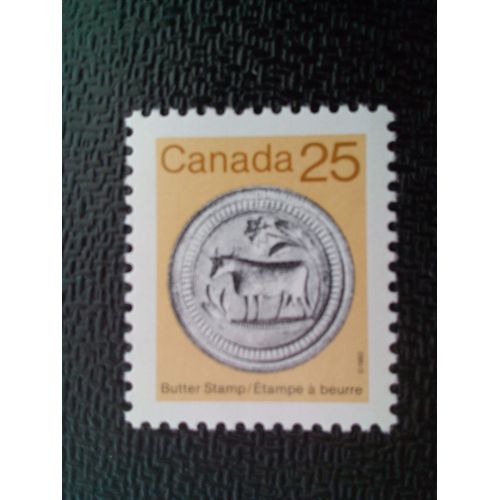 Timbre Canada Yt 997 Tampon Au Beurre 1987 ( 010904 )