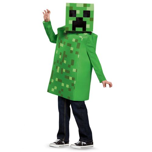 Déguisement Creeper Classique Minecraft Enfant - Taille: 10 - 12 Ans (137 - 149 Cm)