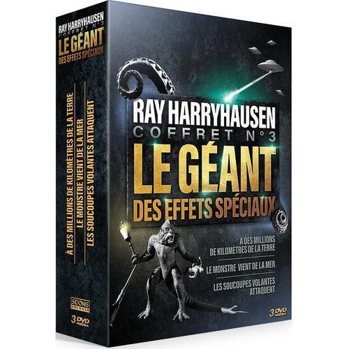 Ray Harryhausen - Coffret N° 3 : Le Monstre Vient De La Mer + Les Soucoupes Volantes Attaquent + À Des Millions De Kilomètres De La Terre - Pack
