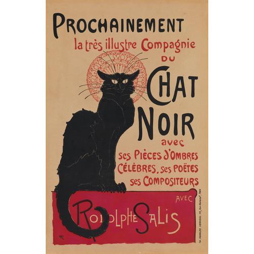Affiche Compagnie Du Chat Noir Avec Rodolphe Salis