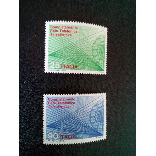 Timbre Italie Yt 1062 - 1263 Séries: Système De Numérotation Téléphonique 1970 ( 1 010904 )