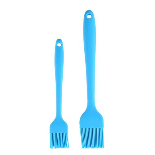 Brosse de cuisine - Silicone - Brosse de cuisson - Bleu - Brosse