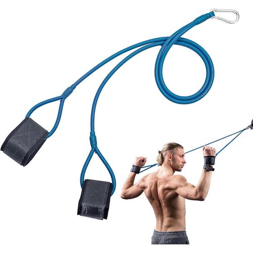 4x8mm Bleu Bandes D'exercice De Résistance Sportive, Bandes D'assistance À La Traction - Bandes Flexibles D'exercice Et De Résistance | Bandes De Fitness Extensibles, Conception Élastique Douce Pour