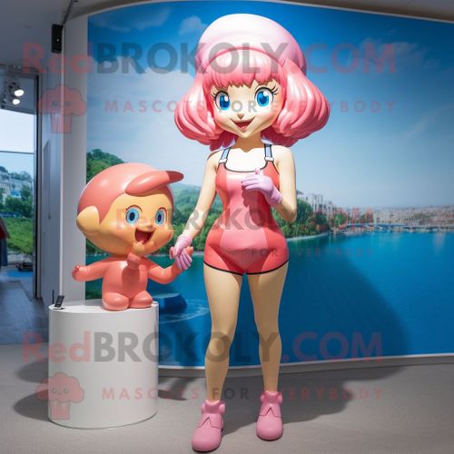 Cupidon Personnage De Costume De Mascotte Redbrokoly Habillé D'un Maillot De Bain Une Pièce Et De Bérets