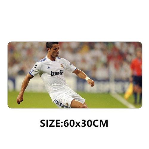 Tapis de souris SIANCS Football grand 60x30 cm XL tapis de souris jeu Gamer  tapis de clavier de jeu Cristiano Ronaldo Lionel Messi Football bébé - nan