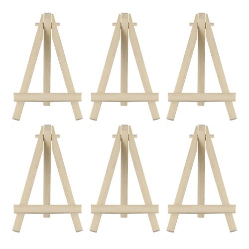 Mini Chevalet D'affichage En Bois Bricolage 10 Pièces Mini Support Eassel Pour Fêtes Réunions Mariage Peinture