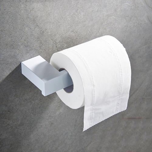 1 pièces porte-papier hygiénique salle de bain toilette rouleau inox salle de bain accessoires toilette rouleau serviette porte-papier (blanc)
