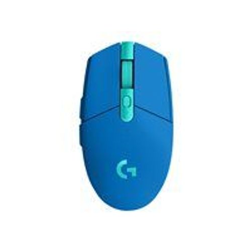 Logitech G G305 - Souris - optique - 6 boutons - sans fil - 2.4 GHz - récepteur sans fil USB - bleu