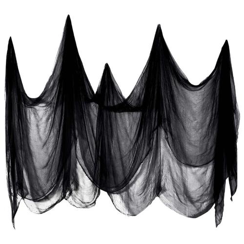 Scène D'halloween Mise En Page Tissu Noir Effrayant Effrayant Halloween Accessoires Pour Halloween En Plein Air