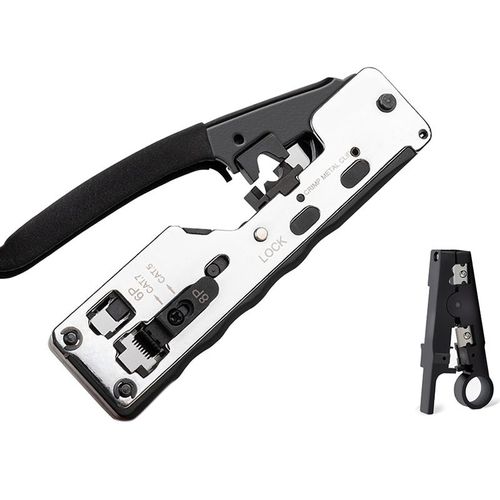 Combiné réseau Rj45 outil télécom sertissage pince pour Rj45 Cat7 Cat6A Cat6 Cat5 Rj11 Rj12 fiches modulaires pinces métalliques pinces outils