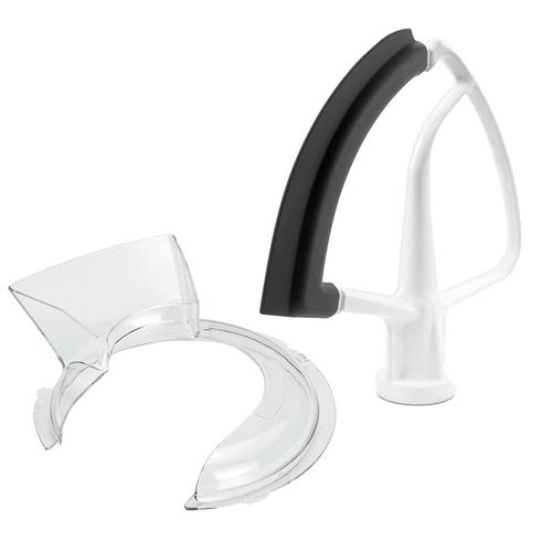 2 pièces bol versant bouclier tête inclinable 4.5/5 Quart Flex Edge batteur pour cuisine aide support mélangeur pièce de rechange