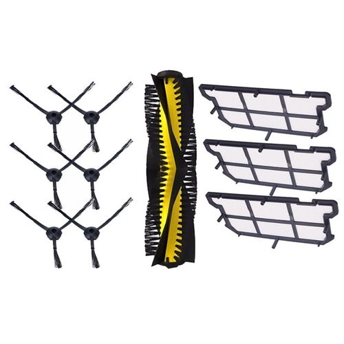 1 ensemble aspirateur Robot pièces 6 pièces brosse latérale + 1 pièces brosse principale et 3 pièces filtre HEPA efficace