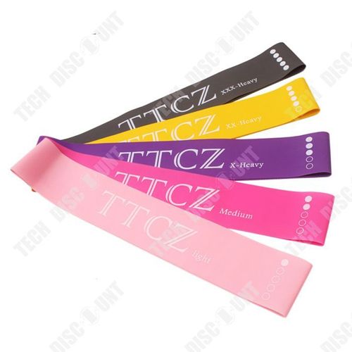 Td Elastique Musculation Lot De 5 Bande Élastique Musculation Elastique Sport Bande De Resistance Musculation Elastique Musculation