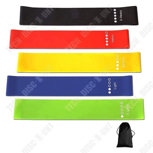 Td Elastique Musculation Lot De 5 Bande Élastique Musculation Elastique Sport Bande De Resistance Musculation Elastique Musculation