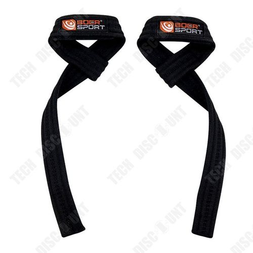 Td Sangle Musculation 61cm Sangle De Tirage Musculation Lifting Straps Pour Fitness D'haltérophilie Sangles De Levage De Musculation