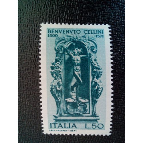 Timbre Italie Yt 1068 Bienvenue Cellini 1971 ( 030904 )