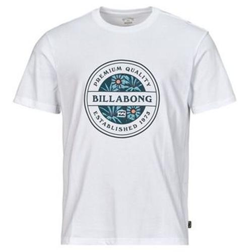 T-Shirt Billabong Rotor Fill Ss Blanc