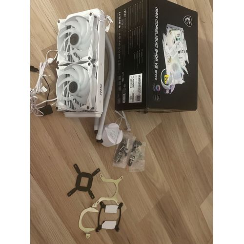 MSI MAG CORELIQUID 240R V2 Blanc Kit AIO Watercooling CPU